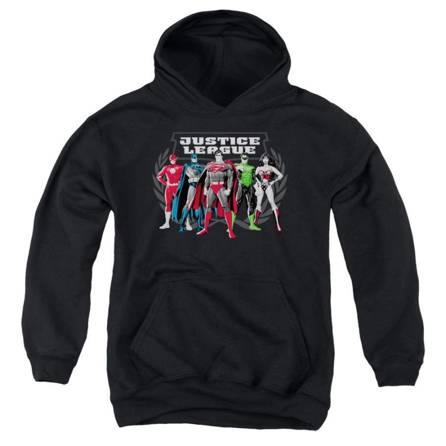 Jla – The Big Five Youth Pull Over Hoodie