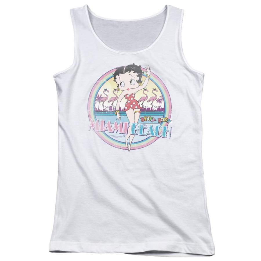 Betty Boop – Miami Beach Juniors Tank Top