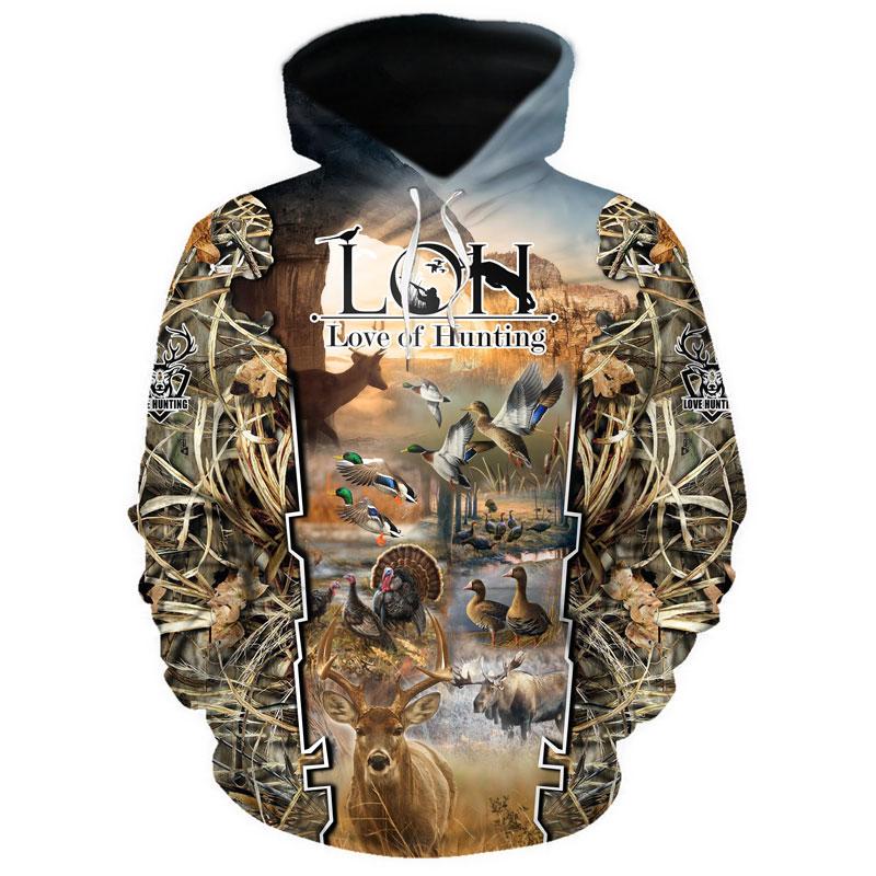 Deer Hunting 3D All Over Print | Hoodie | Unisex | Full Size | Adult | Colorful | HT4481