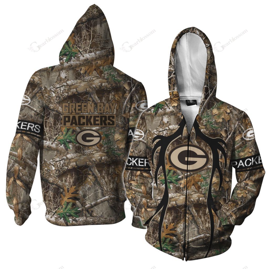 Green Bay Packers Hunting Camo Shirt M6TTT0249