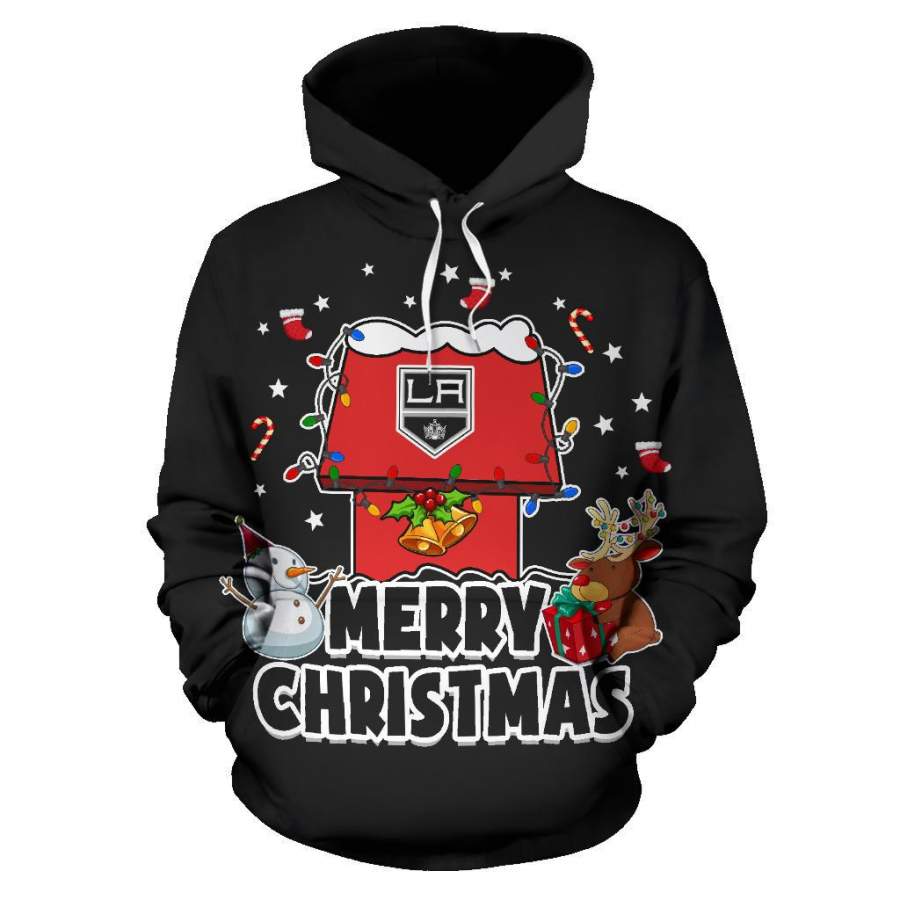 Funny Merry Christmas Los Angeles Kings Hoodie 2019