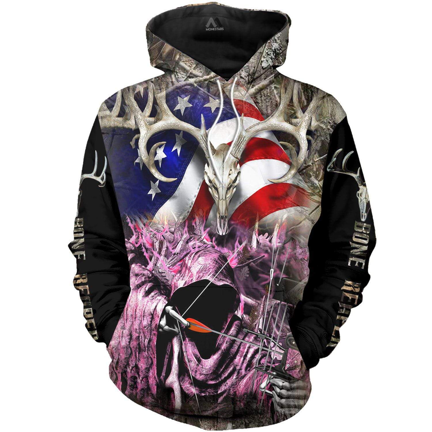 Bow Hunting Pink Camo 3D All Over Print | Hoodie | Unisex | Full Size | Adult | Colorful | HT4535