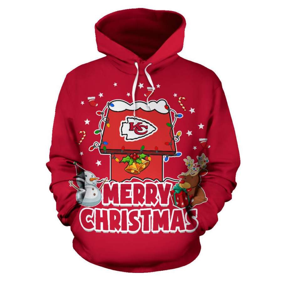 Funny Merry Christmas Kansas City Chiefs Hoodie 2019