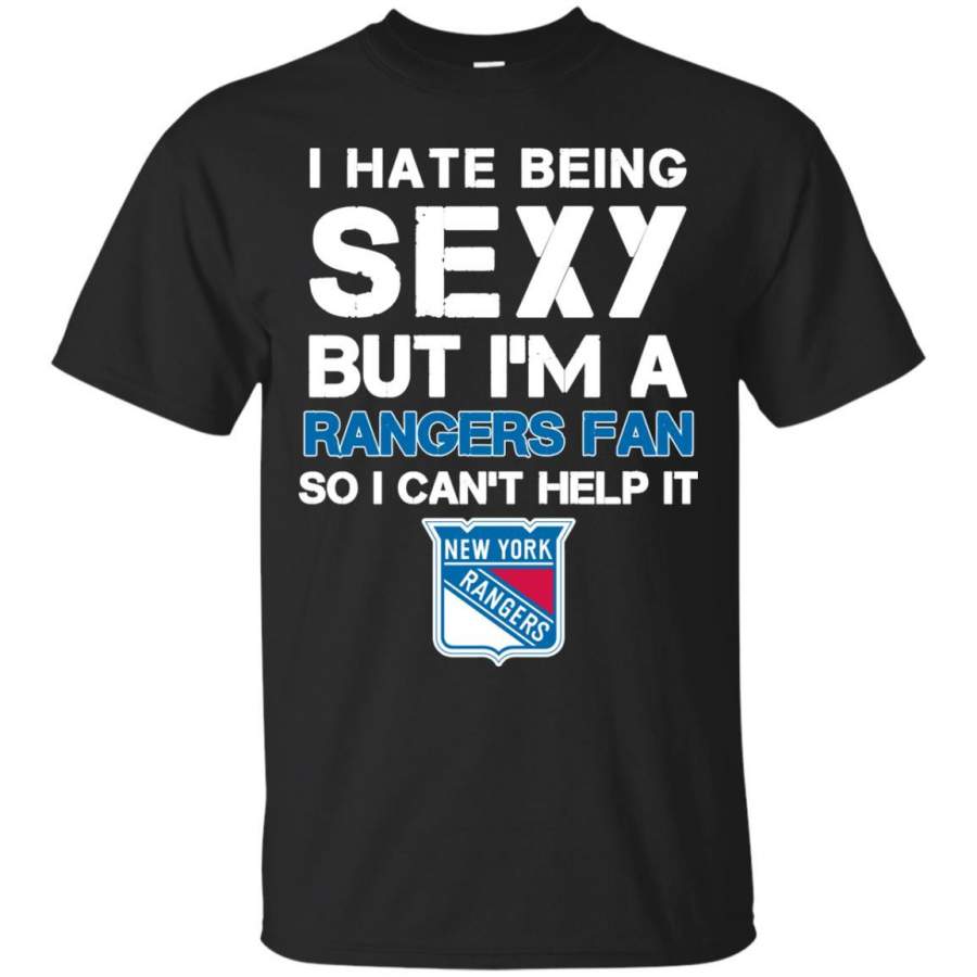 I Hate Being Sexy But I’m Fan So I Can’t Help It New York Rangers Royal T Shirts