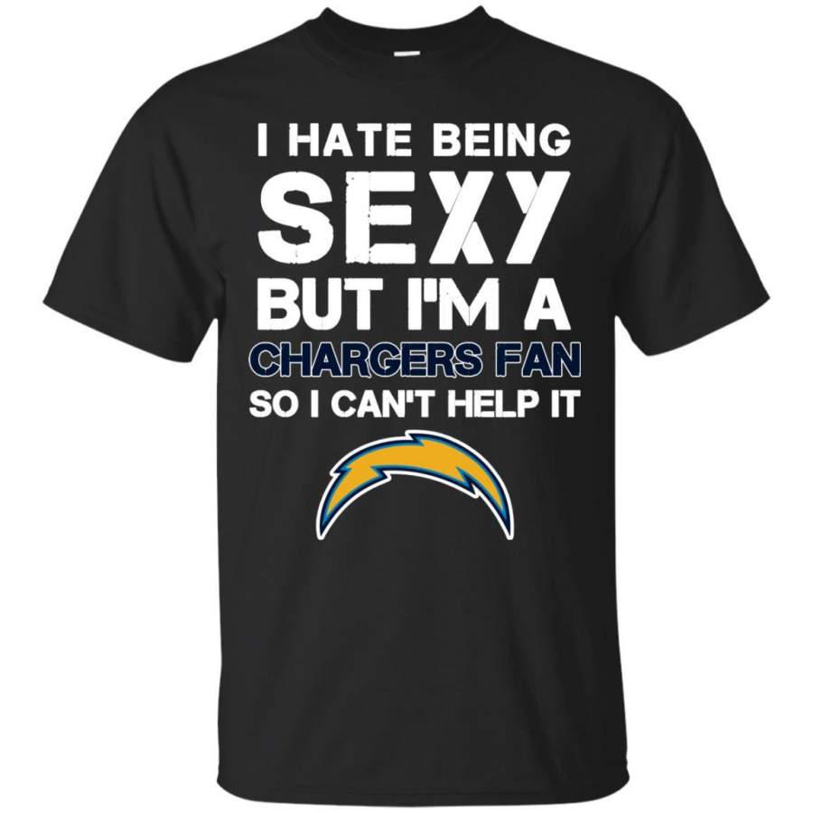 I Hate Being Sexy But I’m Fan So I Can’t Help It Los Angeles Chargers Royal T Shirts