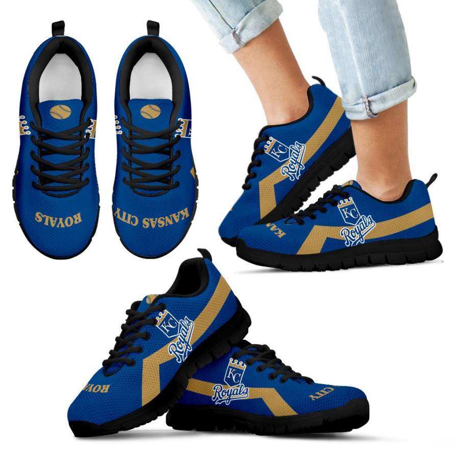 Kansas City Royals?Line Logo Sneakers