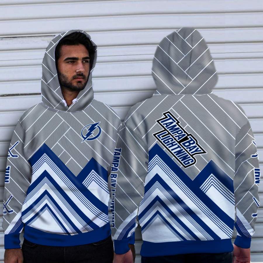 Black Cross Line?Tampa Bay Lightning Hoodie