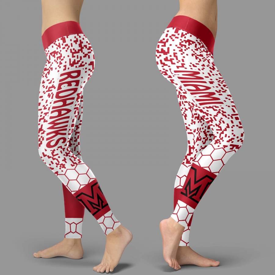 Incredible Patterns Luxury Nice Miami RedHawks Leggings