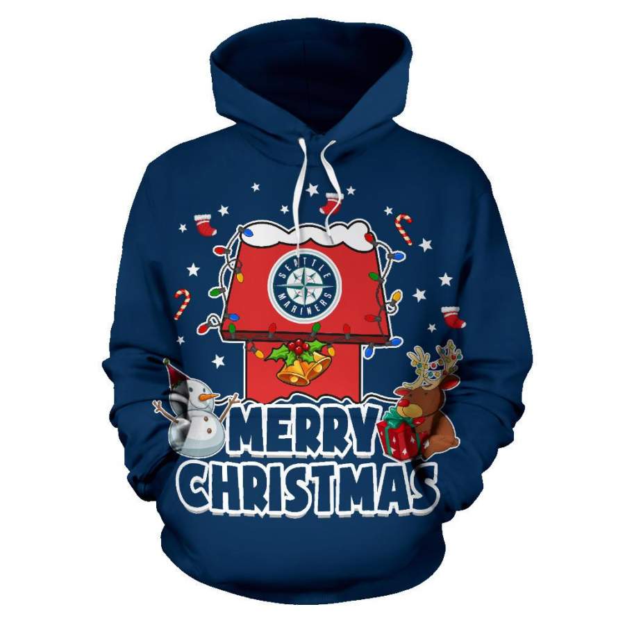 Funny Merry Christmas Seattle Mariners Hoodie 2019