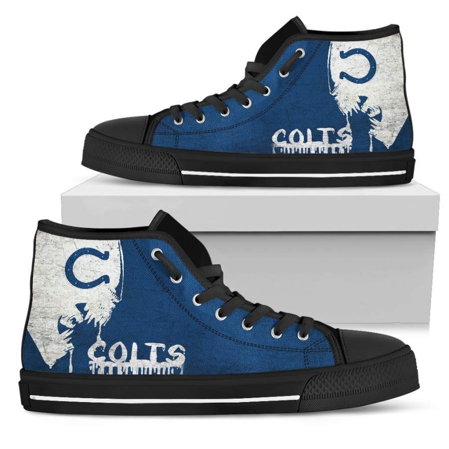 Alien Movie Indianapolis Colts High Top Shoes