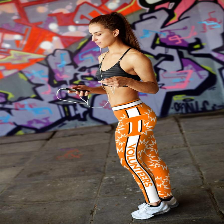 Dizzy Motion Zig Zag Tennessee Volunteers Leggings