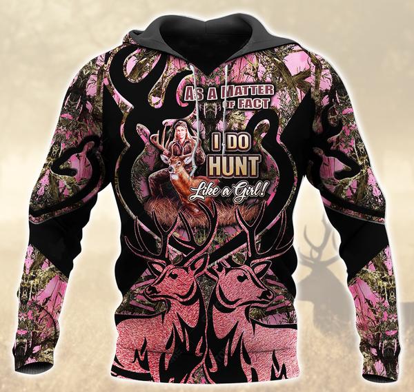 Country Girl Hunting 3D All Over Print | Hoodie | Unisex | Full Size | Adult | Colorful | HT4633