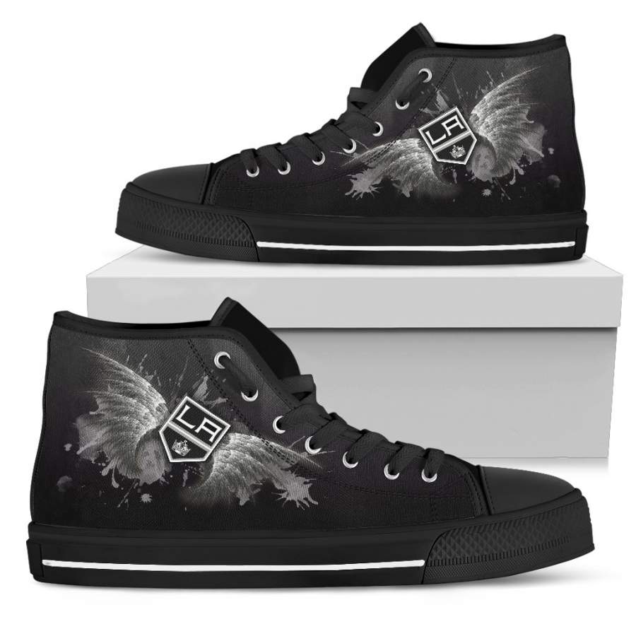 Angel Wings Los Angeles Kings High Top Shoes