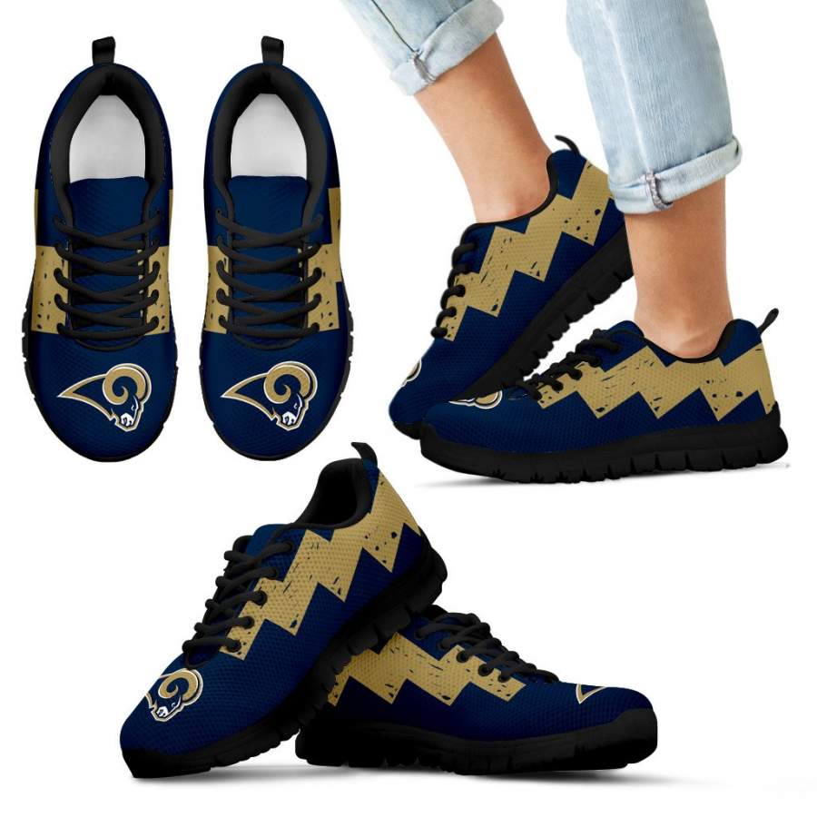 Dragon Flying Fancy Los Angeles Rams Logo Sneakers