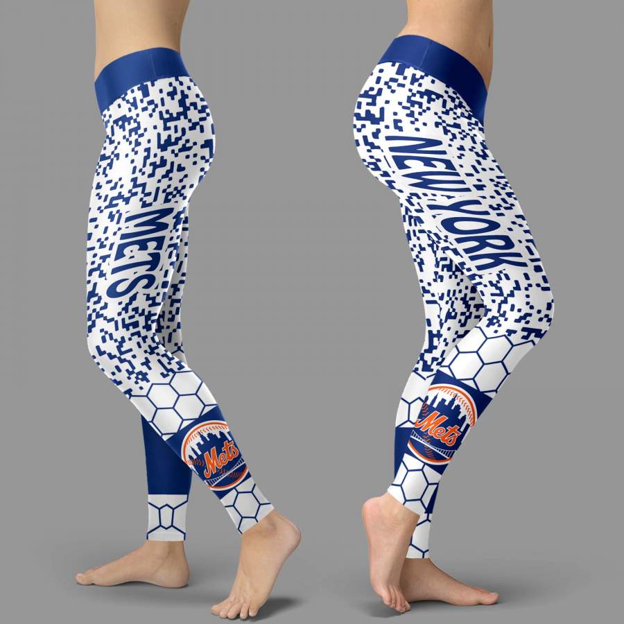 Incredible Patterns Luxury Nice New York Mets Leggings