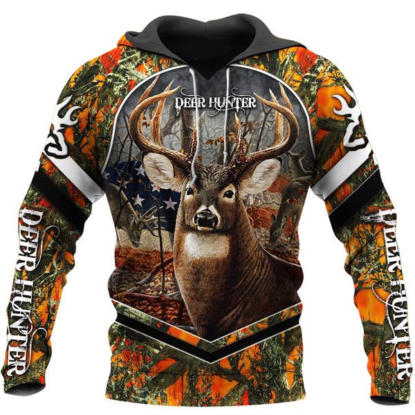 Deer Hunting 3D All Over Print | Hoodie | Unisex | Full Size | Adult | Colorful | HT4663