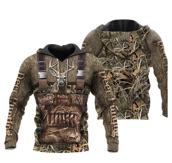 Deer Hunting 3D All Over Print | Hoodie | Unisex | Full Size | Adult | Colorful | HT4694