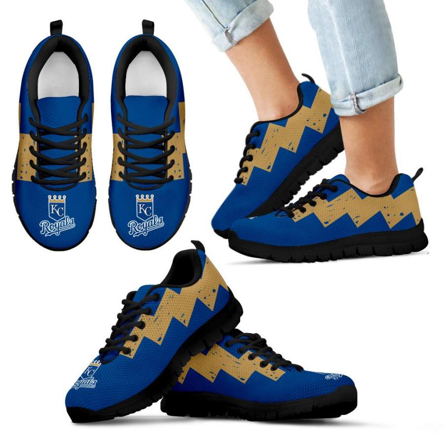 Dragon Flying Fancy Kansas City Royals Logo Sneakers