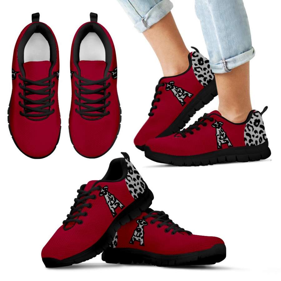 Cheetah Pattern Fabulous Los Angeles Angels Sneakers