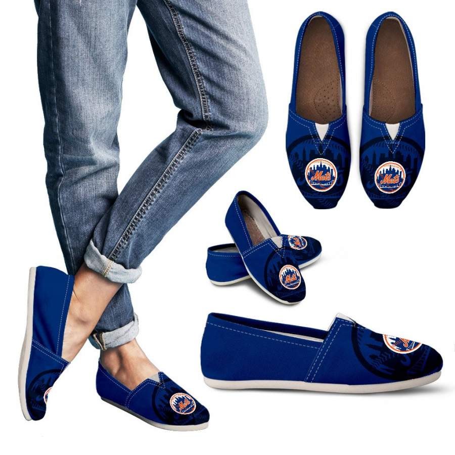 Enormous Logo Mix Tiny Logo Fantastic New York Mets Casual Shoes