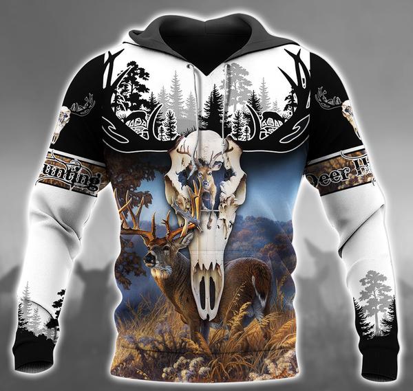 Cool Deer Hunting 3D All Over Print | Hoodie | Unisex | Full Size | Adult | Colorful | HT4709