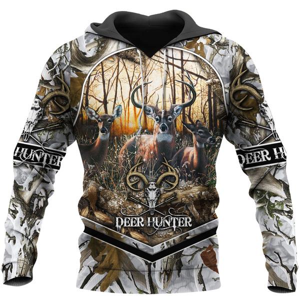 Deer Hunting 3D All Over Print | Hoodie | Unisex | Full Size | Adult | Colorful | HT4705