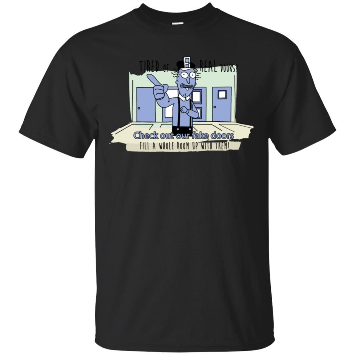 Rick And Morty – Fake Doors Room Men T-Shirt