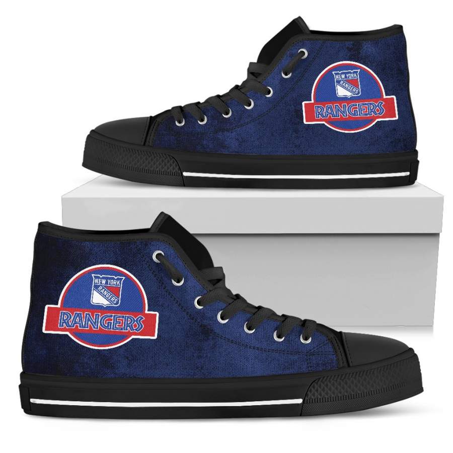 Jurassic Park New York Rangers High Top Shoes