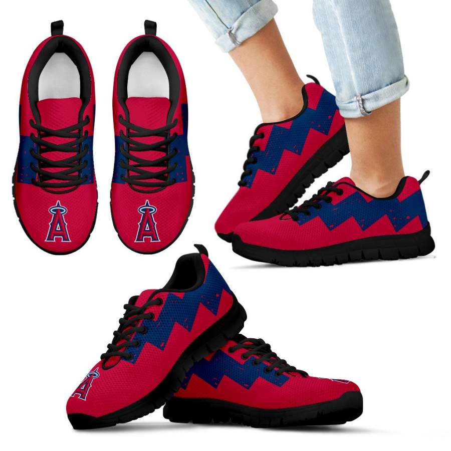 Dragon Flying Fancy Los Angeles Angels Logo Sneakers