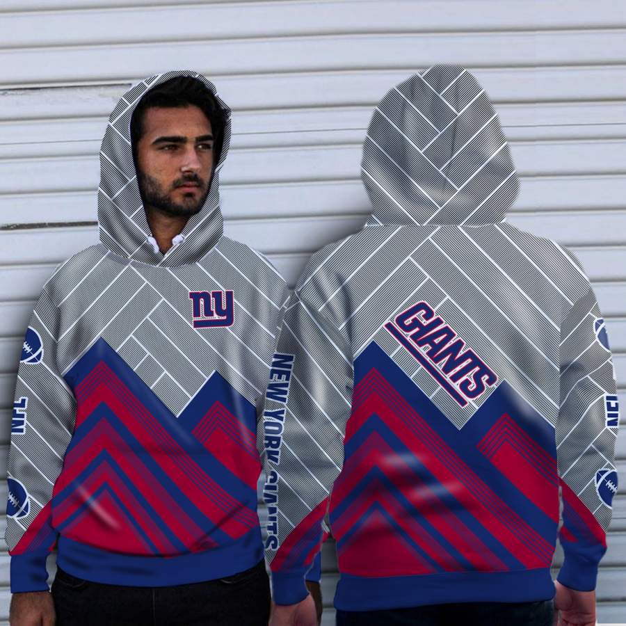 Black Cross Line?New York Giants Hoodie