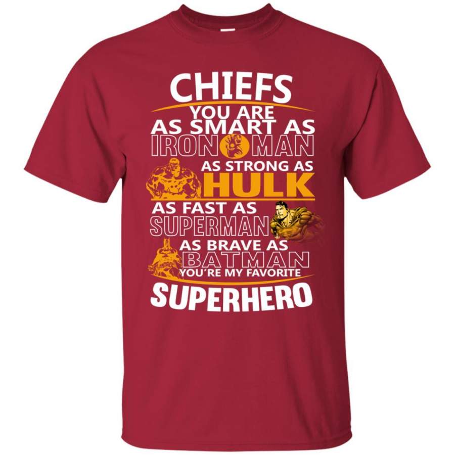 Kansas City Chiefs You’re My Favorite Super Hero T Shirts