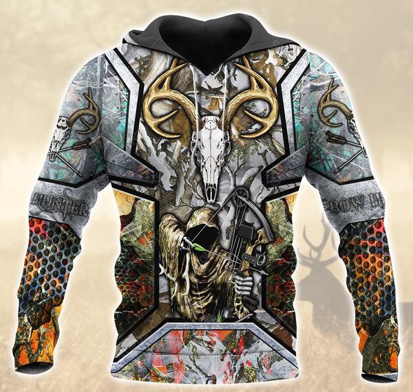 Bow Hunting Huntbeus 3D All Over Print | Hoodie | Unisex | Full Size | Adult | Colorful | HT4775