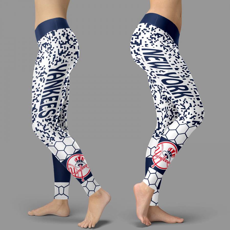 Incredible Patterns Luxury Nice New York Yankees Leggings