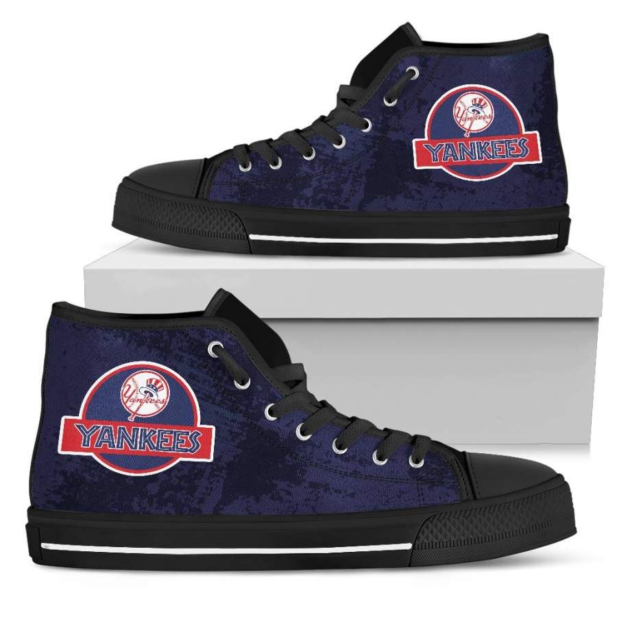 Jurassic Park New York Yankees High Top Shoes