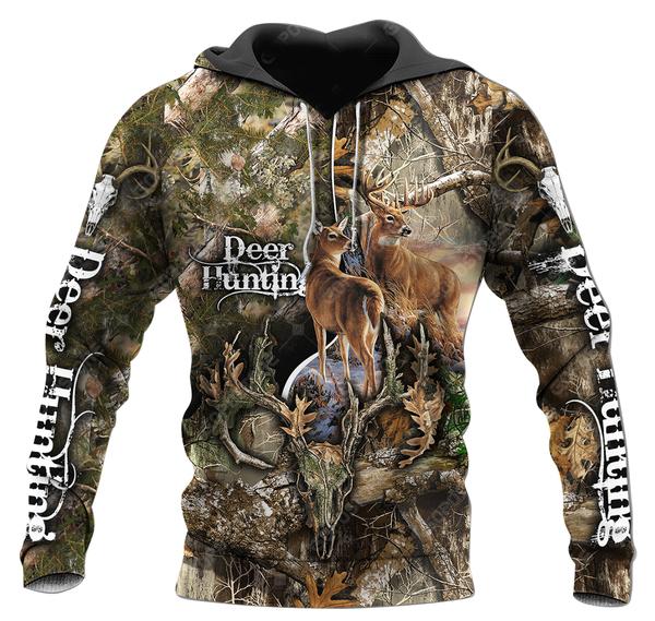 Deer Hunting Camo 3D All Over Print | Hoodie | Unisex | Full Size | Adult | Colorful | HT4803