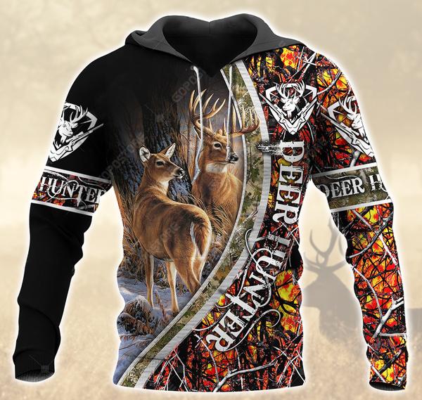 Deer Hunting Camo 3D All Over Print | Hoodie | Unisex | Full Size | Adult | Colorful | HT4806