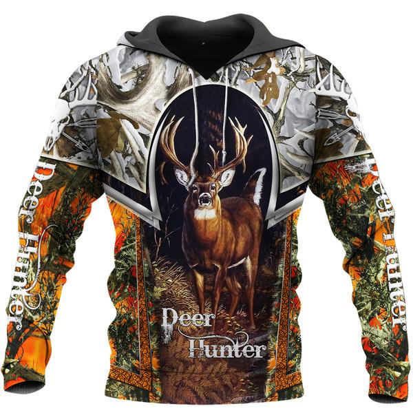 Deer Hunting 3D All Over Print | Hoodie | Unisex | Full Size | Adult | Colorful | HT4845