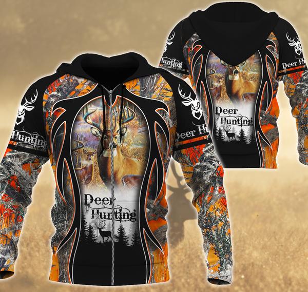 Deer Hunting Loop 3D All Over Print | Hoodie | Unisex | Full Size | Adult | Colorful | HT4855