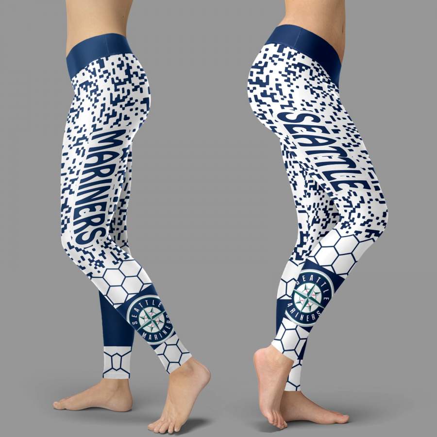 Incredible Patterns Luxury Nice Seattle Mariners Leggings