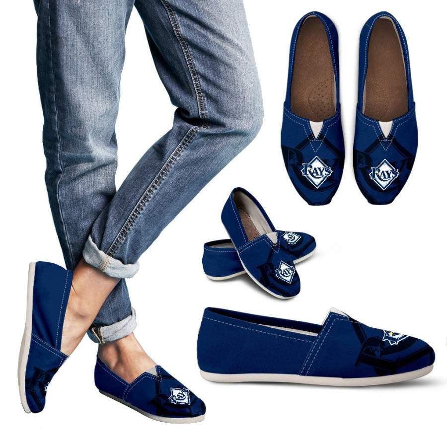 Enormous Logo Mix Tiny Logo Fantastic Tampa Bay Rays Casual Shoes