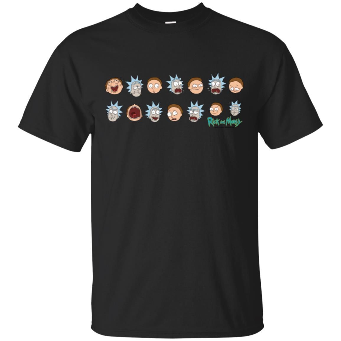 Rick And Morty Expressions Men T-Shirt