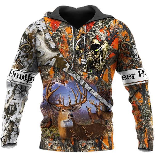 Deer Hunting 3D All Over Print | Hoodie | Unisex | Full Size | Adult | Colorful | HT4882