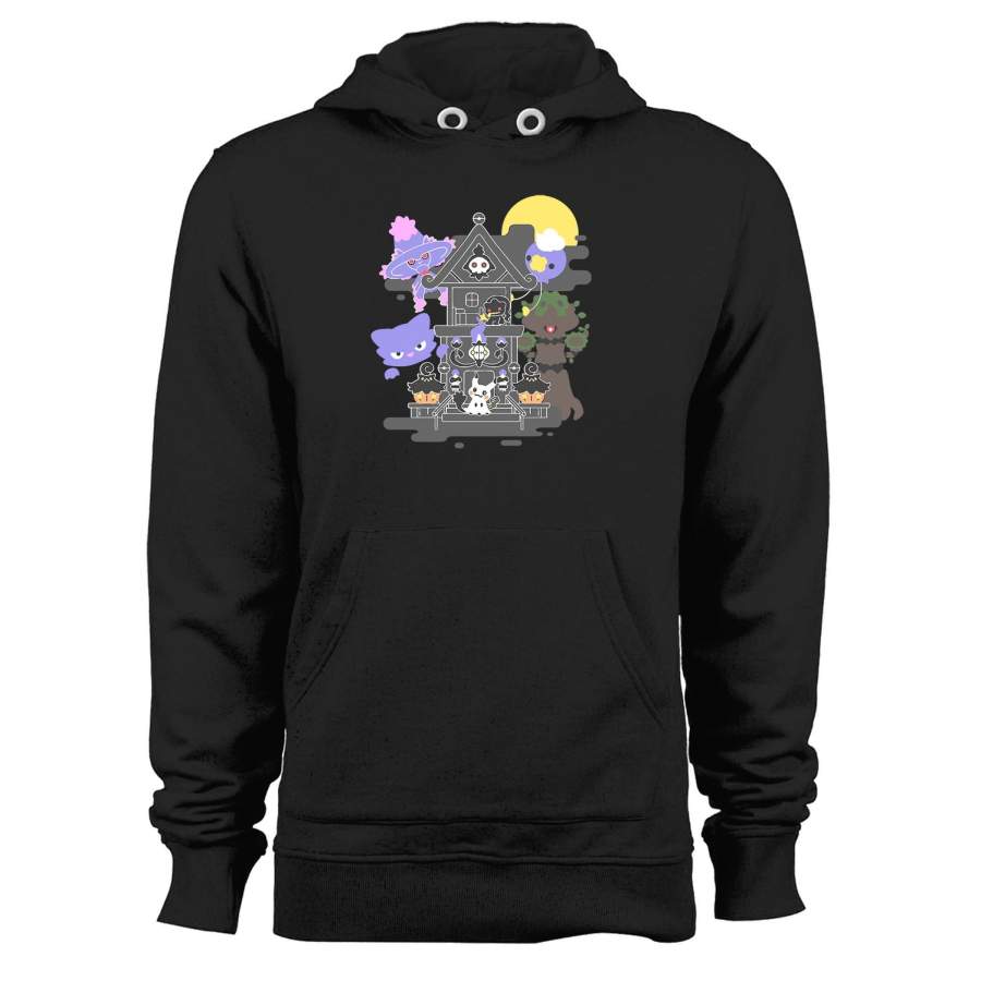 House Of Ghost Pokemon Trevenant Pumpkaboo Chandelure Unisex Hoodie