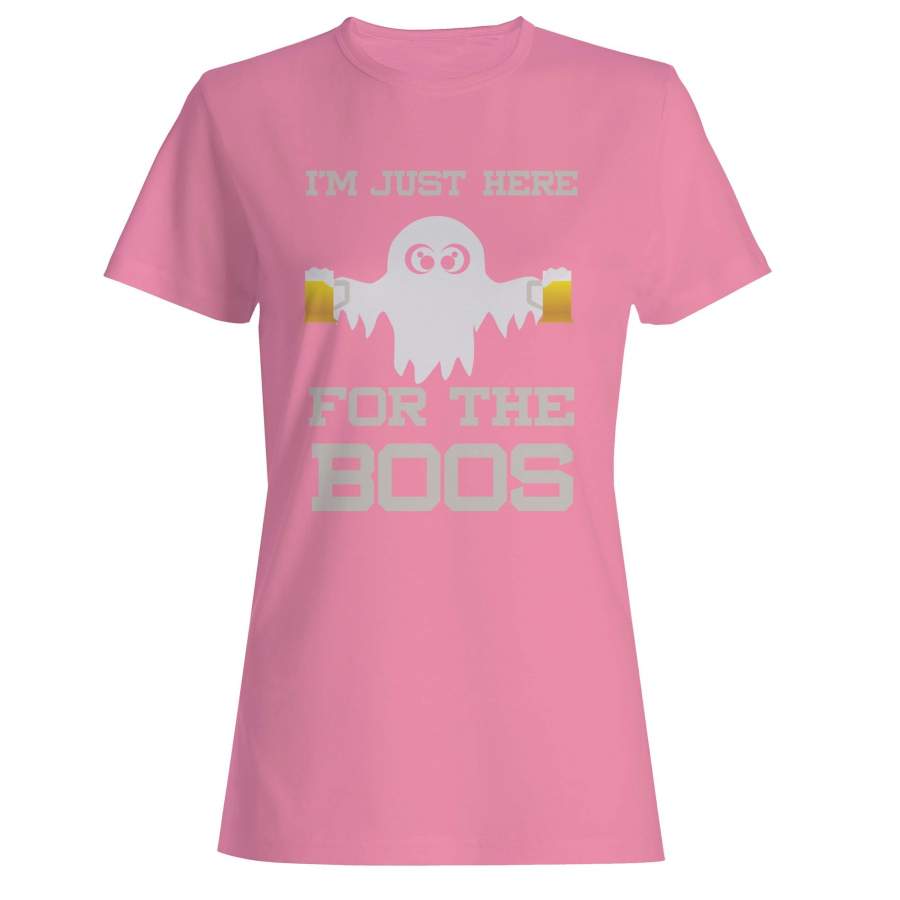 I’m Just Here For The Boos Ghost Beer Woman’s T-Shirt