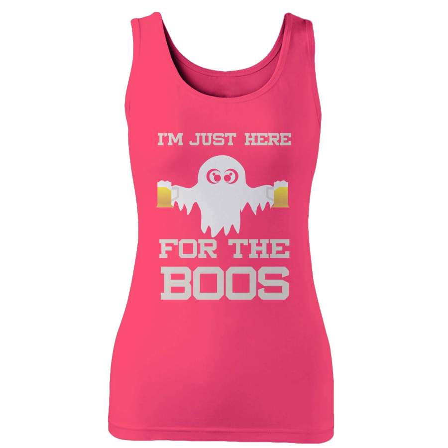 I’m Just Here For The Boos Ghost Beer Woman’s Tank Top