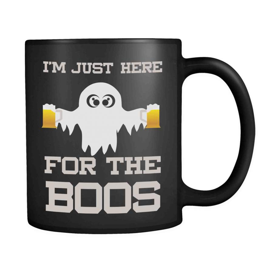 I’m Just Here For The Boos Ghost Beer 11oz Mug