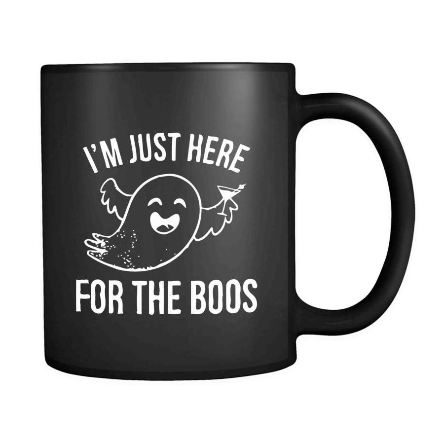 I’m Just Here For The Boos Nightmare Halloween Ghost Wine 11oz Mug