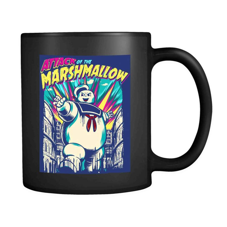 Ghostbusters Attack Of The Marshmallow Movie Funny 11oz Mug