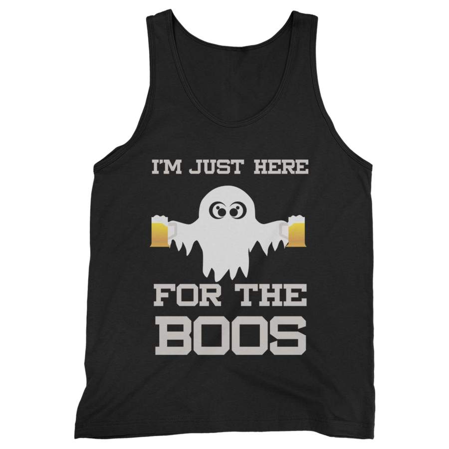 I’m Just Here For The Boos Ghost Beer Man’s Tank Top Mens