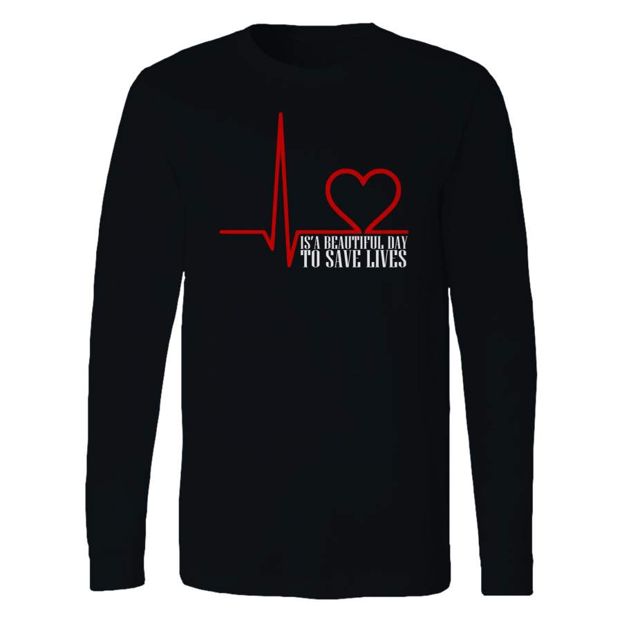 Greys Anatomy Seattle Grace Hospital Long Sleeve T-Shirt Tee